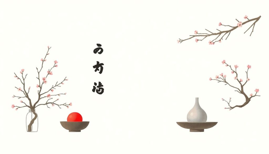 Влияние японской визуальной стилистики на мировые тренды в графическом дизайне - иллюстрация