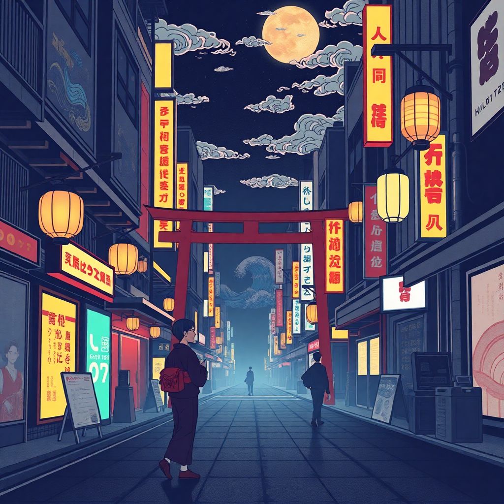 Тенденции иллюстраций в japan-стилистике: разбор стилей и примеры