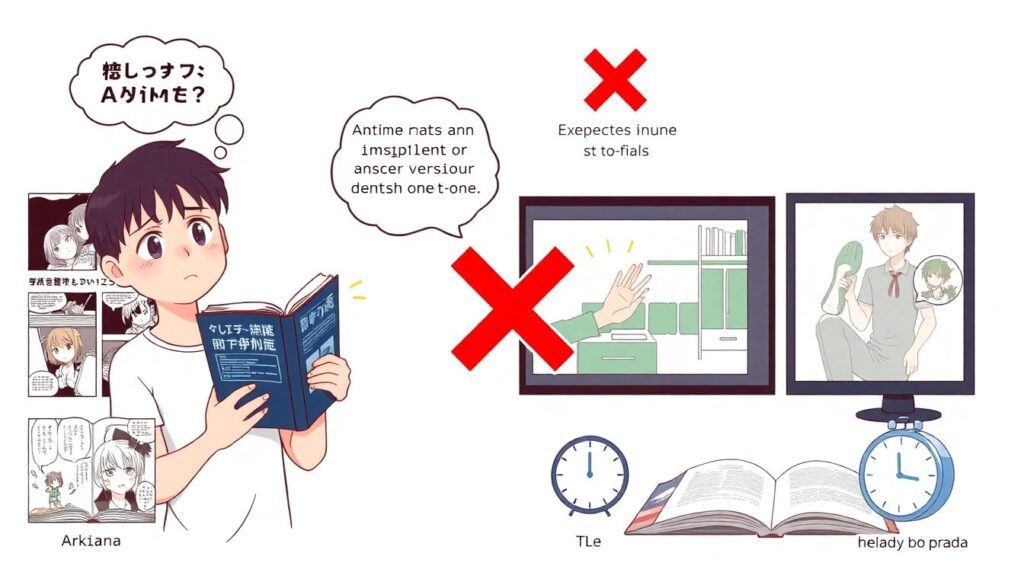 Гайд по отличиям манги и аниме в сюжетной подаче - иллюстрация