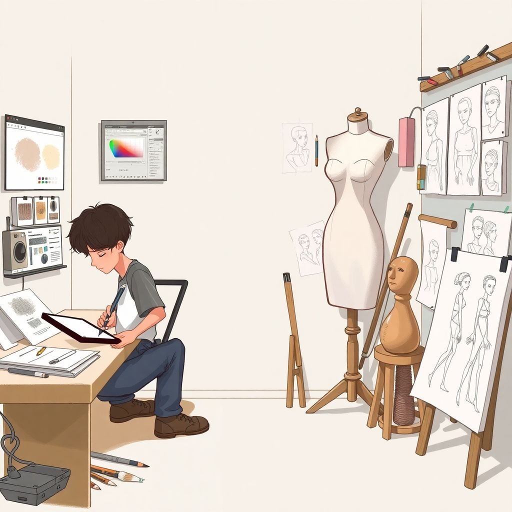 Современная графика в иллюстрациях: цифровая кисть или традиционные средства