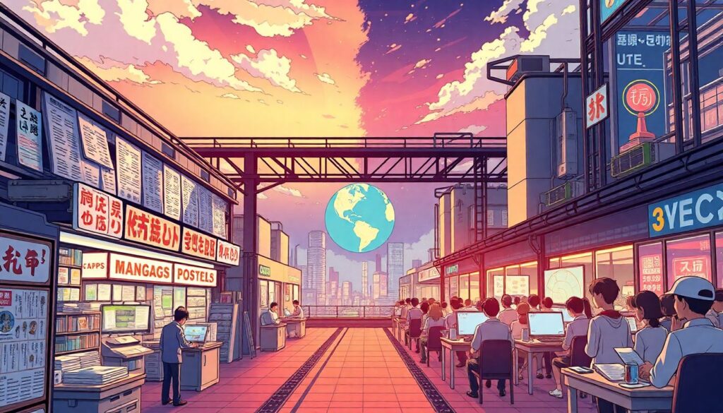 Анимационные студии и их вклад в мировую популярность манги - иллюстрация