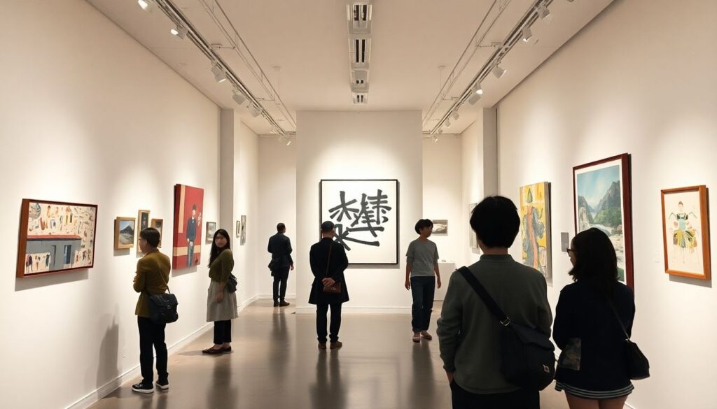 Путеводитель по музеям и галереям японской визуальной культуры - иллюстрация