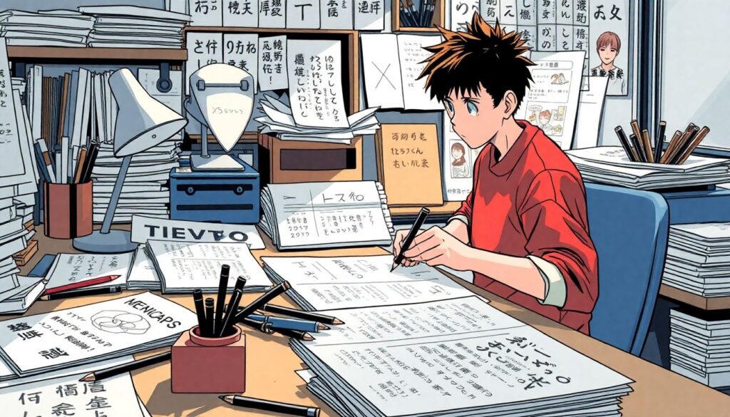 Обзор техники рисования в манге: от карандаша до цифрового планшета - иллюстрация