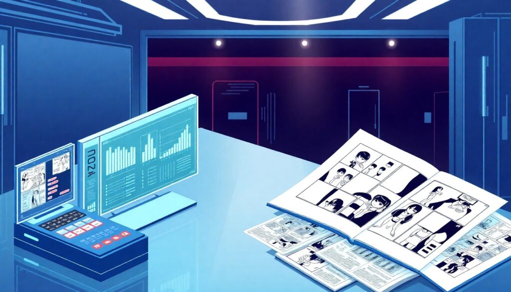 Технологические тренды в создании манги: от сканирования до автораспознавания - иллюстрация