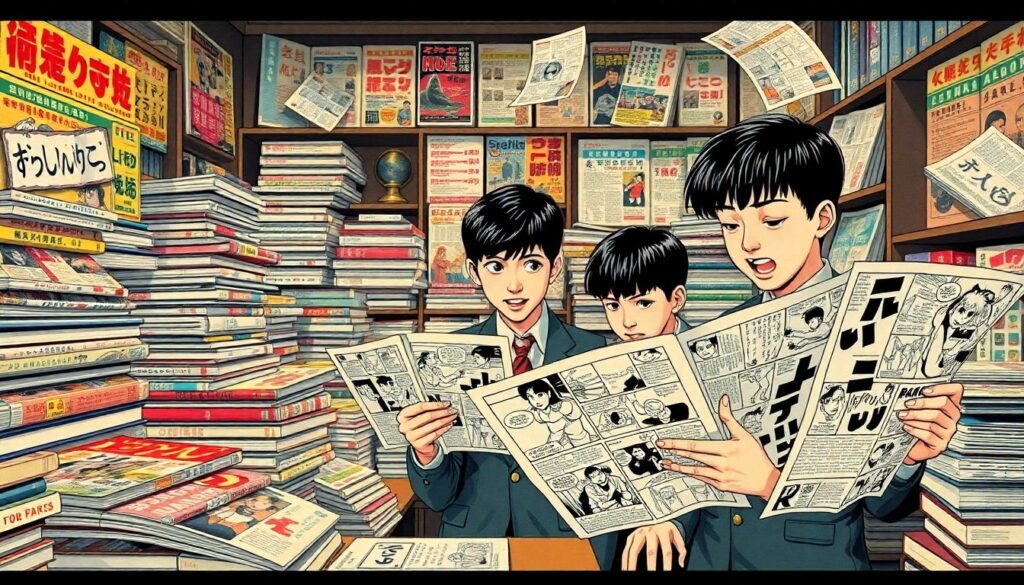 История появления и эволюции жанра сёнэн в манге - иллюстрация