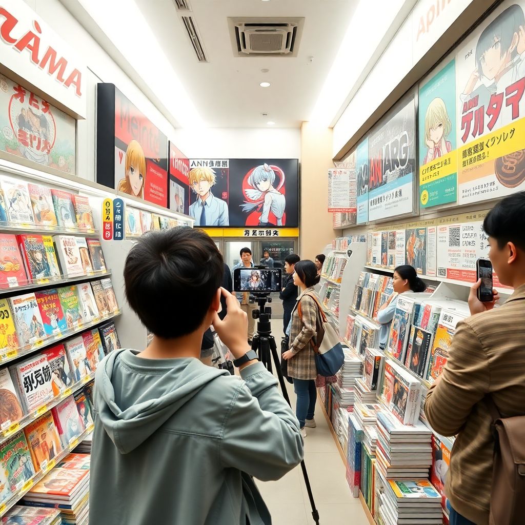 Японские сети и их поддержка блогеров об искусстве манги