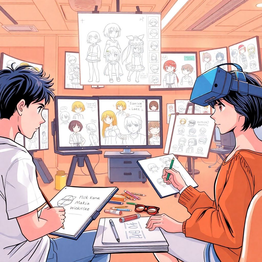 Обучение рисованию манга-персонажей: пошаговый курс для начинающих