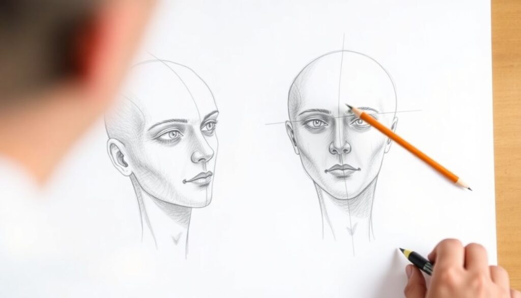 Учебник по рисованию лиц персонажей в стиле манги - иллюстрация