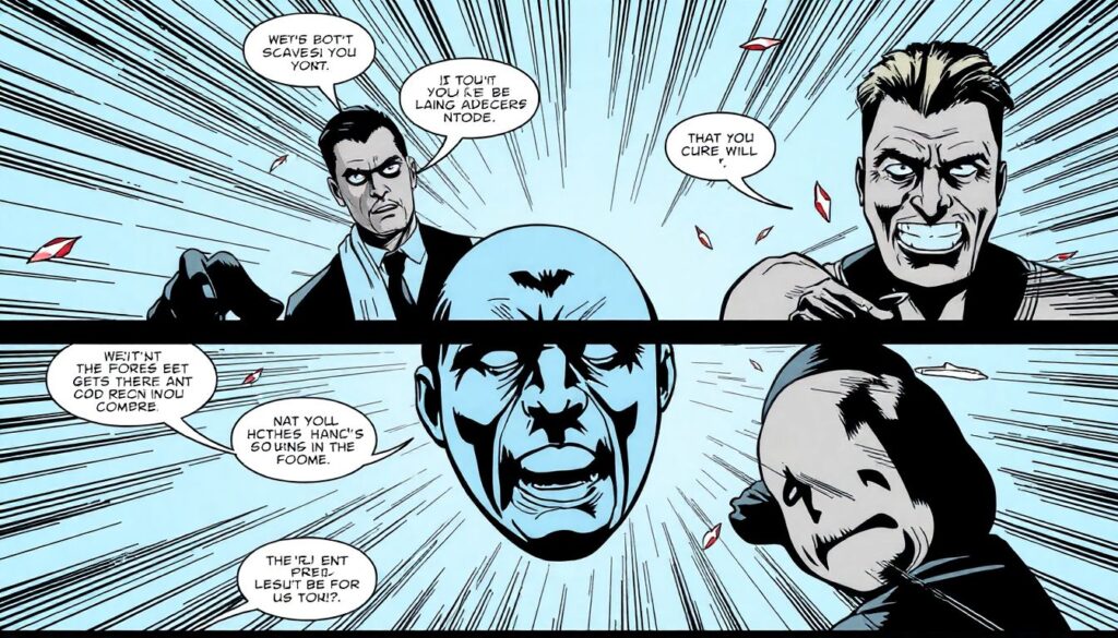 Секреты композиции в панелях манги: от кадра к кадру - иллюстрация