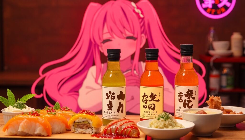 Обзоры новых соусов и артов в японском поп-рынке - иллюстрация